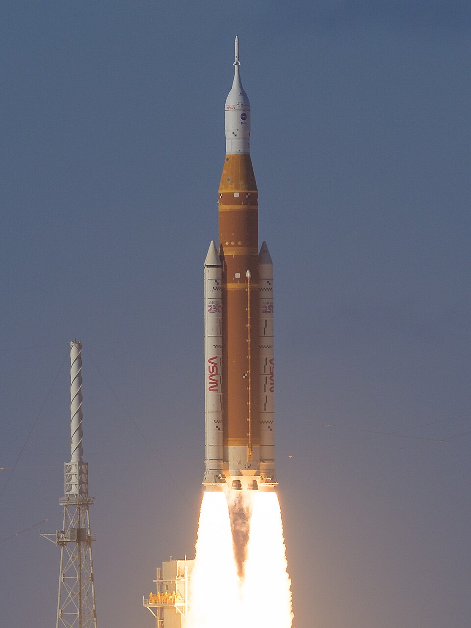 Artemis II Launch close-up
