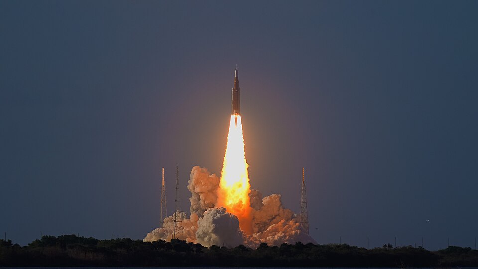 Artemis II Launch wide view